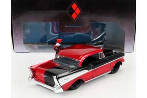 CHEVROLET BEL AIR 1957 - HARLEY QUINN, BLACK RED MET — фото 2