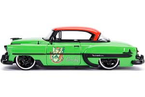 CHEVROLET BEL AIR 1953 ЗЕЛЕНЫЙ, С ФИГУРКОЙ ЯДОВИТЫЙ ПЛЮЩ (ИЗ БЭТМЕНА) — фото 8