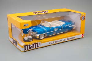 CADILLAC ELDORADO WITH M&M FIGURE (1956), BLUE — фото 5