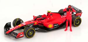 FERRARI F1 SF-23 TEAM SCUDERIA FERRARI N 55 SEASON 2023 CARLOS SAINZ - RED BLACK