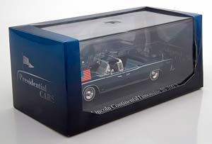 LINCOLN CONTINENTAL LIMOUSINE SS-100-X J F KENNEDY 1963 BLUE — фото 3
