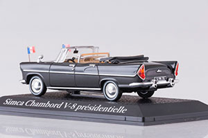 SIMCA CHAMBORD V8 AB-P PRESIDENT PERSIDENT KENNEDY 1961 BLACK — фото 4