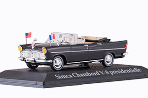 SIMCA CHAMBORD V8 AB-P PRESIDENT PERSIDENT KENNEDY 1961 BLACK
