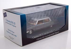 CITROEN DS21 PRESIDENTIELLE CHAPRON CHARLES DE GAULLE 1969 GREY METALLIC/SILVER — фото 8