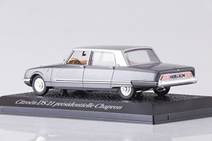 CITROEN DS21 PRESIDENTIELLE CHAPRON CHARLES DE GAULLE 1969 GREY METALLIC/SILVER — фото 4