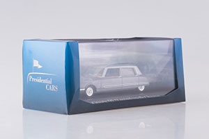 CITROEN DS21 PRESIDENTIELLE CHAPRON CHARLES DE GAULLE 1969 GREY METALLIC/SILVER — фото 7