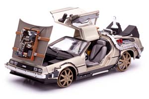 DELOREAN DMC 12 TIME MACHINE BACK TO THE FUTURE PART 3 1990 / ДЕЛОРЕАН ДМС-12 (ИЗ ФИЛЬМА НАЗАД В БУДУЩЕЕ 3)  НА РЕЛЬСАХ — фото 3
