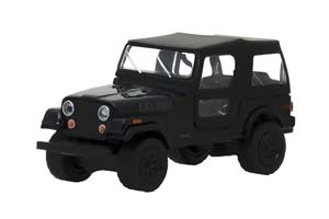 JEEP CJ-7 4Х4 1976 BLACK (ДЛИНА МОДЕЛИ 6-10 СМ)