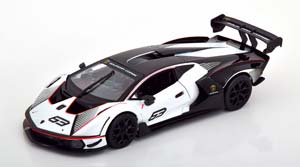 LAMBORGHINI ESSENZA SCV12 NO 63 SQUADRA CORSE 2022, WHITE METALLIC/ BLACK