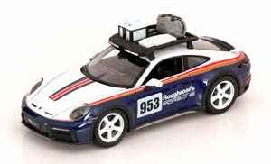 PORSCHE 911 992 №953 RALLY DAKAR ROUGHROADS 2023, WHITE BLUE