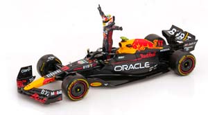 RED BULL F1 RB19 TEAM ORACLE RED BULL RACING №11 SEASON 2023 SERGIO PEREZ, MATT BLUE YELLOW RED