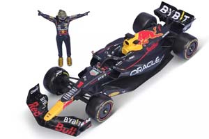 RED BULL F1 RB19 TEAM ORACLE RED BULL RACING №1 WORLD CHAMPION SEASON 2023 MAX VERSTAPPEN, MATT BLUE YELLOW RED