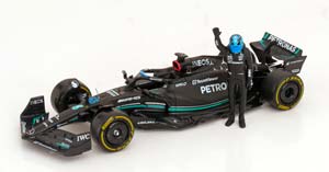 MERCEDES-BENZ GP F1 W14 TEAM MERCEDES-AMG PETRONAS FORMULA ONE №63 SEASON 2023 GEORGE RUSSELL, MATT BLACK