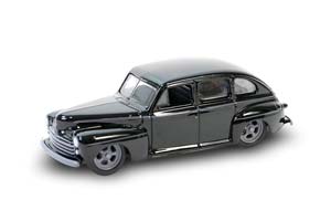 FORD FORDOR SUPER DELUXE LOWRIDER 1948 BLACK (ДЛИНА МОДЕЛИ 6-10 СМ)
