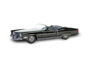 CADILLAC ELDORADO FLEETWOOD CONVERTIBLE 1972 BLACK (ДЛИНА МОДЕЛИ 6-10 СМ) — фото 1