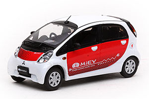MITSUBISHI I MIEV 2008 CALIFORNIA WHITE/RED