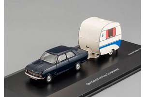 OPEL KADETT B WITH СAMPING TRAILER KNAUS SCHWALBENNEST 1965 СИНИЙ/БЕЛЫЙ — фото 3