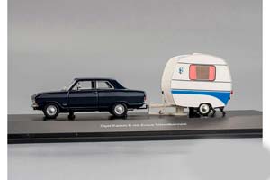 OPEL KADETT B WITH СAMPING TRAILER KNAUS SCHWALBENNEST 1965 СИНИЙ/БЕЛЫЙ — фото 5