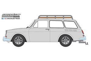 VW VOLKSWAGEN 1600 SQUAREBACK 1968 LOTUS WHITE WITH ROOF RACK (ДЛИНА МОДЕЛИ 6-10 СМ) — фото 3