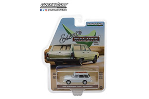 VW VOLKSWAGEN 1600 SQUAREBACK 1968 LOTUS WHITE WITH ROOF RACK (ДЛИНА МОДЕЛИ 6-10 СМ) — фото 2