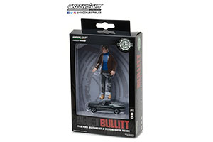 FORD MUSTANG GT 1968 (FROM THE MOVIE BULLIT) At 1:64 AND FIGURE STEVE MCQUEEN IN 1:18 (ДЛИНА МОДЕЛИ 6-10 СМ) — фото 2