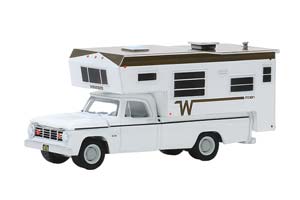 DODGE D-100 WITH WINNEBAGO SLIDE-IN CAMPER 1966 (ДЛИНА МОДЕЛИ 6-10 СМ)