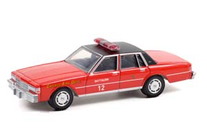 CHEVROLET CAPRICE CHICAGO FIRE DEPARTMENT 1990 (ДЛИНА МОДЕЛИ 6-10 СМ)