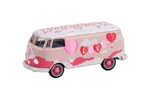 VW VOLKSWAGEN T1 VAN VALENTINE'S DAY 2021 (ДЛИНА МОДЕЛИ 6-10 СМ)