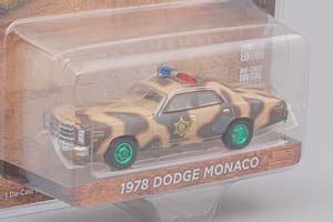 DODGE MONACO "HAZZARD COUNTY CAMOUFLAGE SHERIFF" 1978 (ДЛИНА МОДЕЛИ 6-10 СМ) — фото 2