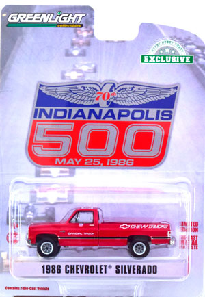 CHEVROLET SILVERADO INDIANAPOLIS 500 1986 RED (ДЛИНА МОДЕЛИ 6-10 СМ)