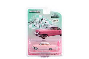 CADILLAC FLEETWOOD SERIES 60 1955 PINK WITH WHITE ROOF (ДЛИНА МОДЕЛИ 6-10 СМ) — фото 2
