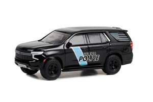 CHEVROLET TAHOE POLICE PURSUIT VEHICLE HELENA POLICE DEPARTMENT ALABAMA 2022 BLACK (ДЛИНА МОДЕЛИ 6-10 СМ)
