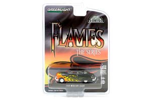 MERCURY EIGHT COUPE 1949 BLACK WITH FLAMES (ДЛИНА МОДЕЛИ 6-10 СМ)