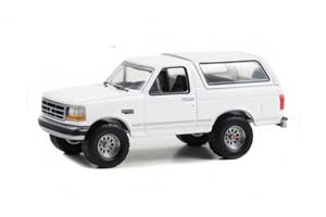 FORD BRONCO XLT 1993 OXFORD WHITE (ДЛИНА МОДЕЛИ 6-10 СМ)