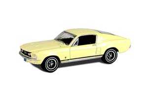 FORD MUSTANG GT FASTBACK HIGH COUNTRY SPECIAL 1967 ASPEN GOLD (ДЛИНА МОДЕЛИ 6-10 СМ)