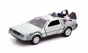 DELOREAN TIME MACHINE - BACK TO THE FUTURE 2 - RITORNO AL FUTURO 2 1990, SILVER