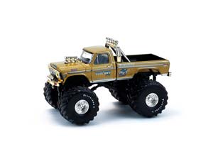 FORD F-250 MONSTER TRUCK BIGFOOT #1 50TH ANNIVERSARY 1979 ЗОЛОТОЙ / ФОРД F-250 МОНСТЕР ГРУЗОВИК БИГФУТ 50TH ЮБИЛЕЙНЫЙ ЗОЛОТОЙ — фото 3
