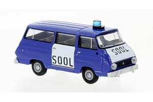 SKODA 1203 BUS SOOL 1969 ОБЩЕСТВЕННАЯ БЕЗОПАСНОСТЬ (ДЛИНА МОДЕЛИ 3-5 СМ)