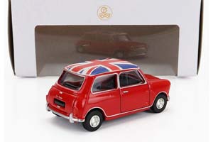 MINI COOPER S WITH UK ENGLISH FLAG (1964), RED WHITE BLUE — фото 2