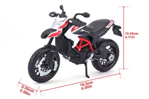 DUCATI HYPERMOTOARD SP / МОТОЦИКЛ ДУКАТИ  (ДЛИНА 18 СМ) — фото 2