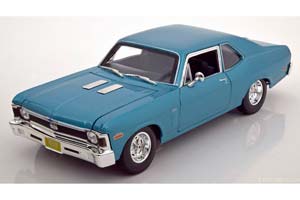 CHEVROLET NOVA SS 1970 LIGHT BLUE METALLIC