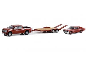CHEVROLET SILVERADO 2020 С ПРИЦЕПОМ-АВТОВОЗОМ И CHEVROLET NOVA YENKO SC 427 1969 (ИЗ ТЕЛЕШОУ 