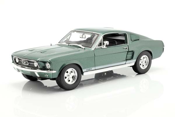 FORD MUSTANG GTA FASTBACK 1967 GREEN / ФОРД МУСТАНГ GTA ФАСТБЭК 1967 ЗЕЛЕНЫЙ