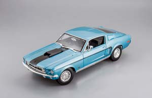 FORD MUSTANG GT COBRA JET 1968, BLUE