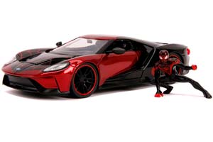 FORD GT 2017 WITH FIGURE MOVIE SPIDER-MAN 2017 RED/BLUE | FORD GT ФОРД ГТ С ФИГУРКОЙ ЧЕЛОВЕКА ПАУКА — фото 3