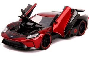 FORD GT 2017 WITH FIGURE MOVIE SPIDER-MAN 2017 RED/BLUE | FORD GT ФОРД ГТ С ФИГУРКОЙ ЧЕЛОВЕКА ПАУКА — фото 4