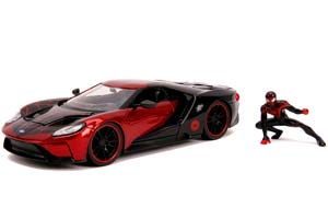 FORD GT 2017 WITH FIGURE MOVIE SPIDER-MAN 2017 RED/BLUE | FORD GT ФОРД ГТ С ФИГУРКОЙ ЧЕЛОВЕКА ПАУКА — фото 9