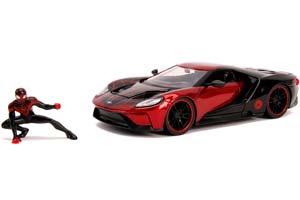 FORD GT 2017 WITH FIGURE MOVIE SPIDER-MAN 2017 RED/BLUE | FORD GT ФОРД ГТ С ФИГУРКОЙ ЧЕЛОВЕКА ПАУКА — фото 11