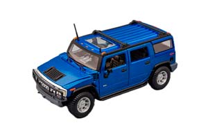 HUMMER H2 SUV (2003) BLUE