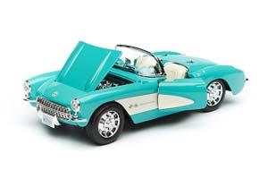 CHEVROLET CORVETTE TURQUOISE 1957 / ШЕВРОЛЕ КОРВЕТ ЗЕЛЕНЫЙ — фото 3